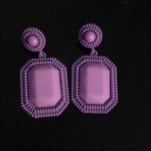 Purple earring